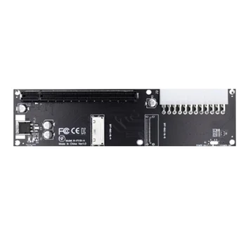 Oculink SFF-8612 8X, hogy PCIE X16 PCI-Express Adapter ATX 24Pin hálózati csatlakozó az Alaplapra Grafikus Kártya